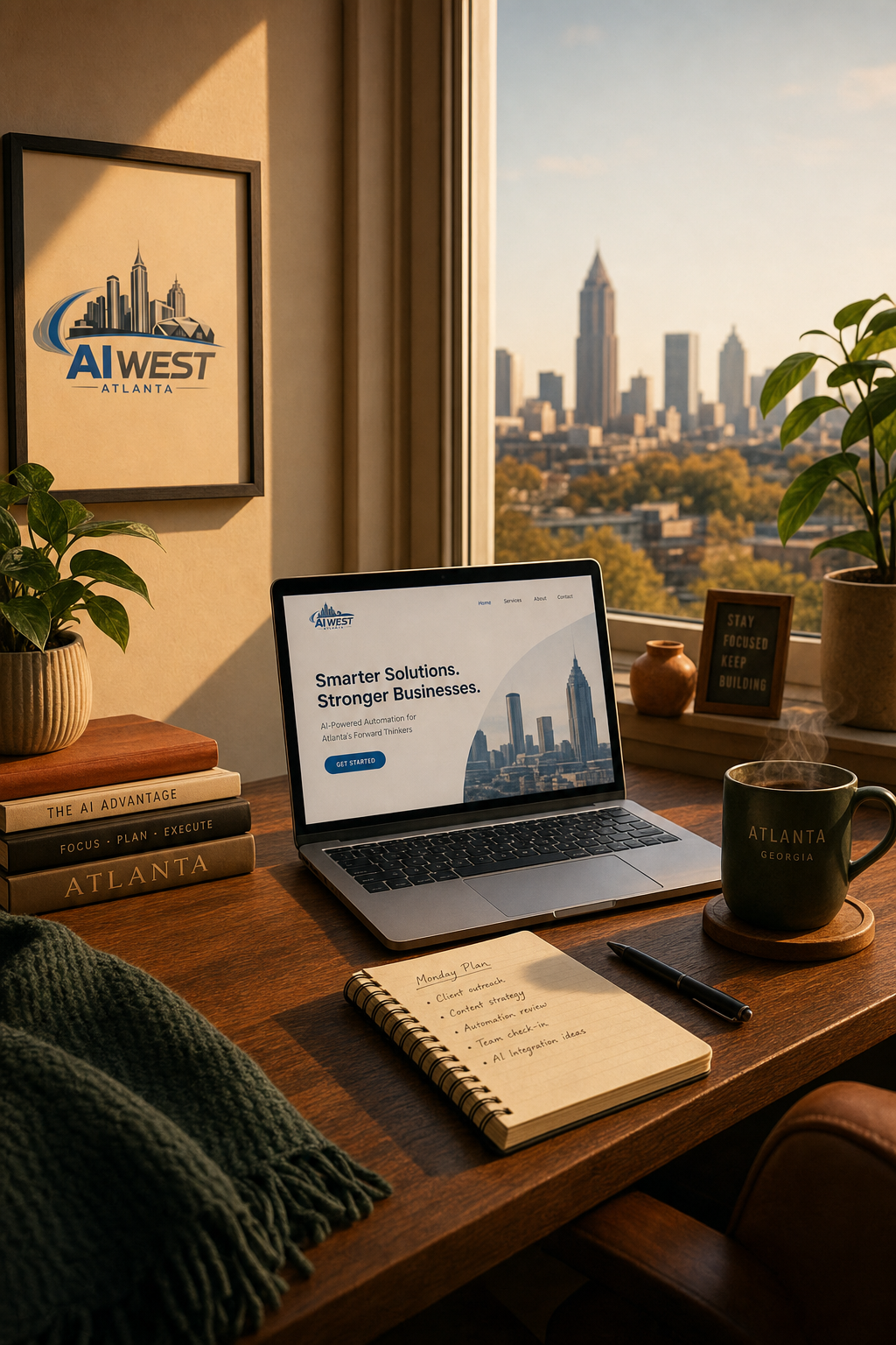 Staying compliant starts with understanding the local and federal regulations shifting in 2026. Small business owner in Atlanta reviewing legal documents on a digital tablet