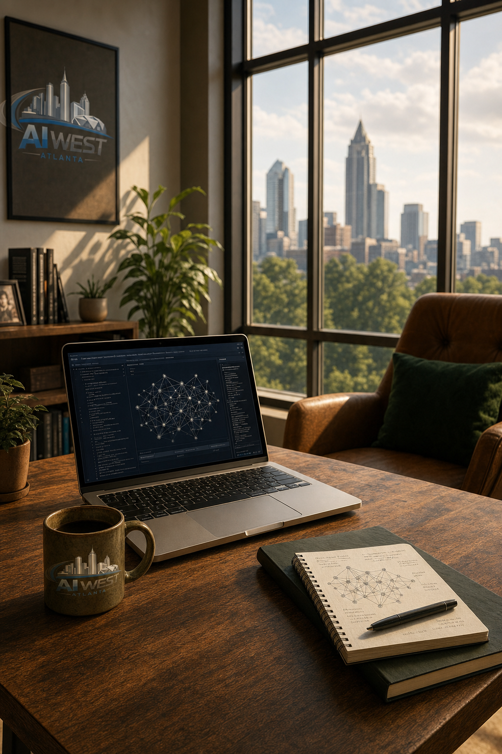 AI-driven content creation is often the best 'low-hanging fruit' for a successful pilot project. A social media post mockup showcasing how AI can generate vertical video content for platforms like TikTok and Instagram.
