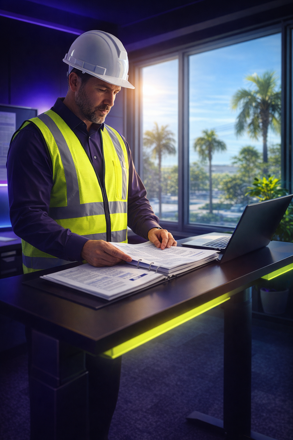 Documentation of corrective actions can significantly reduce future liability and OSHA penalties. A digital tablet showing safety inspection and accident investigation results.