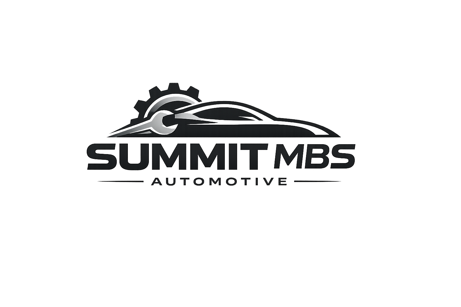 Summit MBS Automotive logo — dark charcoal and silver modern automotive design