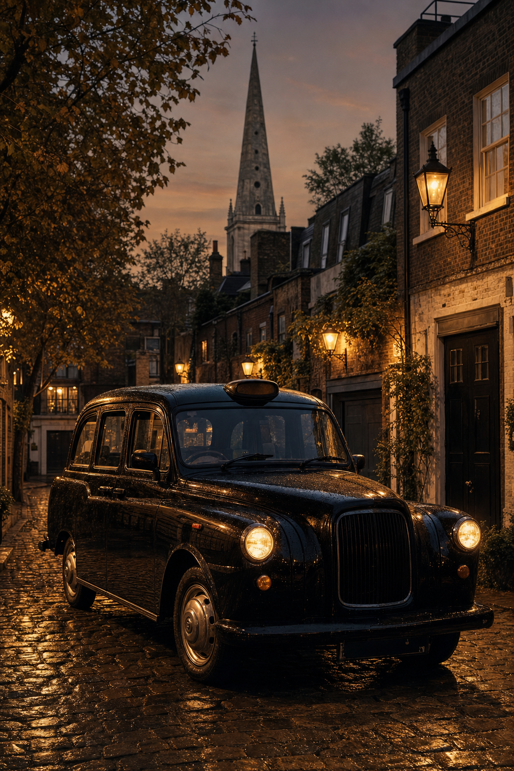 Customize your journey through time with a driver who knows the city's secrets. A group of travelers enjoying a private guided tour in a traditional London black taxi.