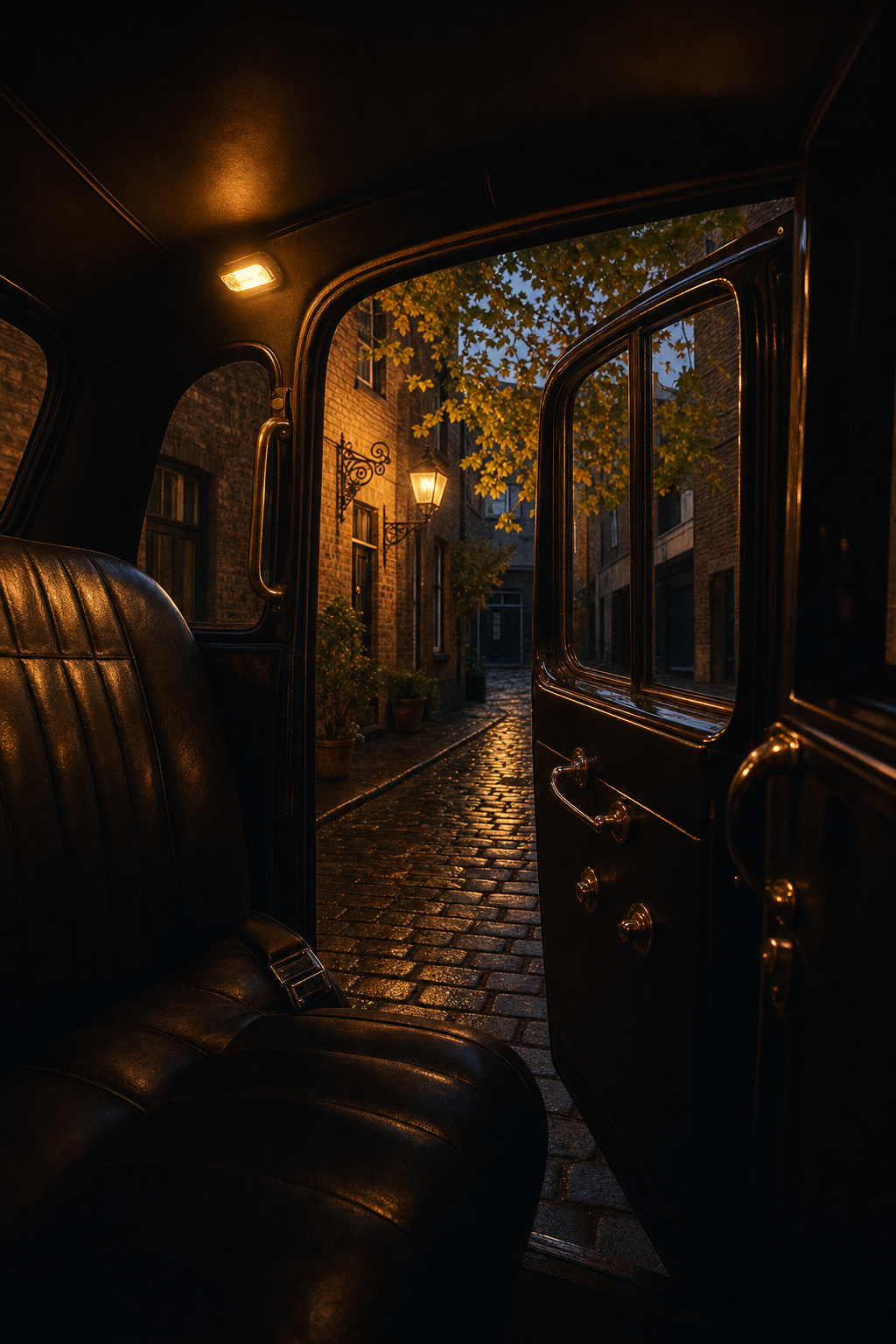 Turn your airport transfer into a sightseeing adventure through the heart of London. A black cab driving past iconic London landmarks like Big Ben during a sunny day.