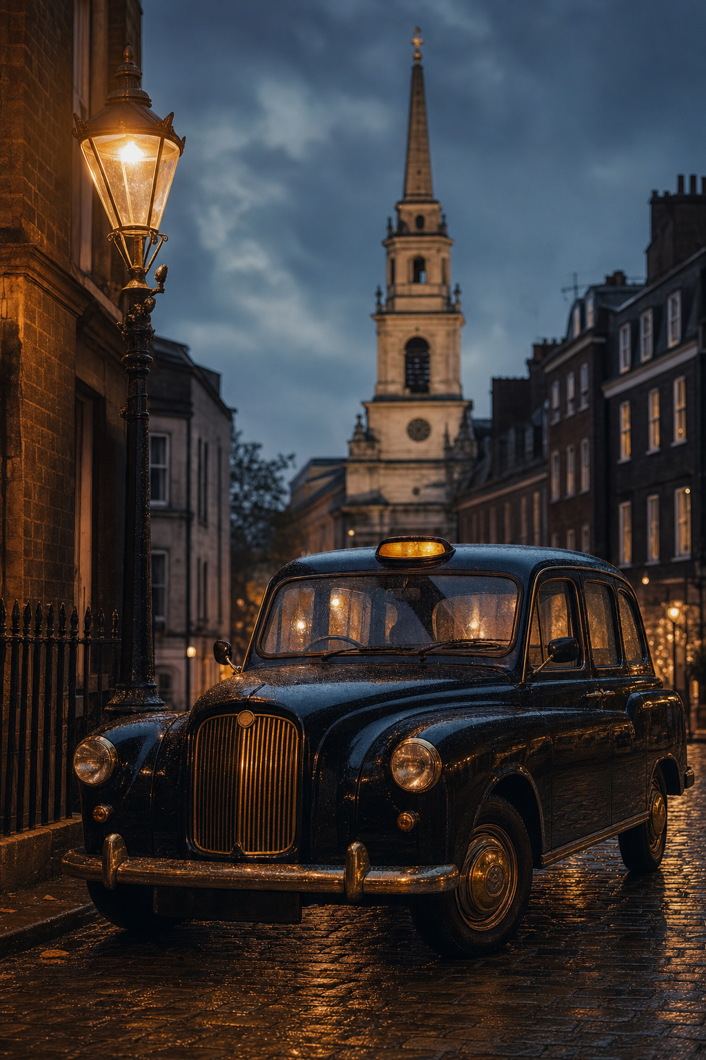 London's riverside pubs offer a glimpse into the city's seafaring past. A night view of a London bridge reflecting on the River Thames, capturing the maritime atmosphere.