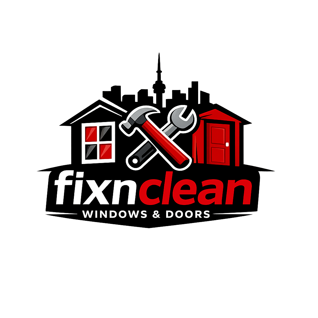 Logo for fixnclean, Toronto-based construction company