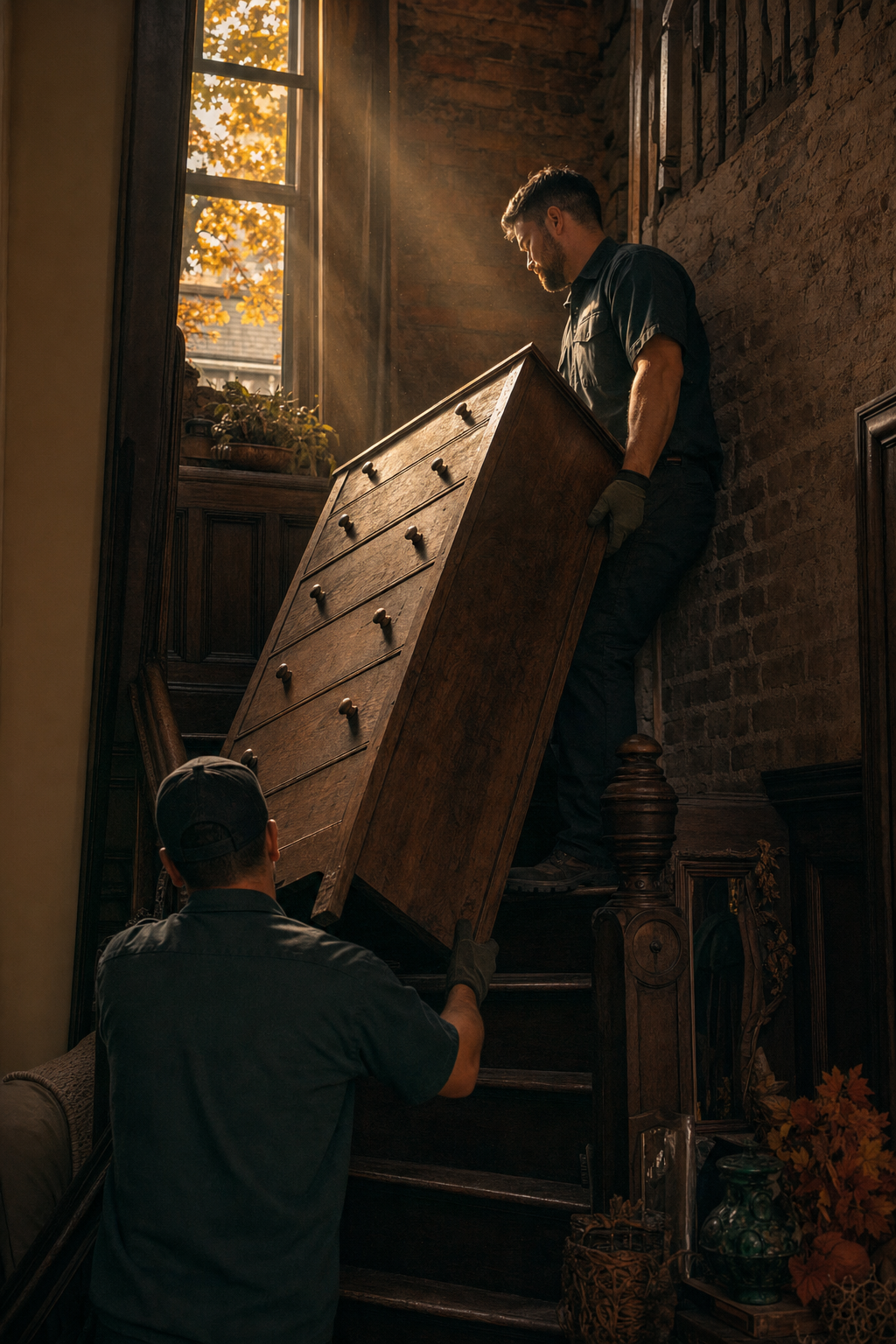 Understanding the weight of your items is key to calculating basic valuation coverage. A collection of cardboard boxes prepared for a household move, highlighting the need for proper protection.