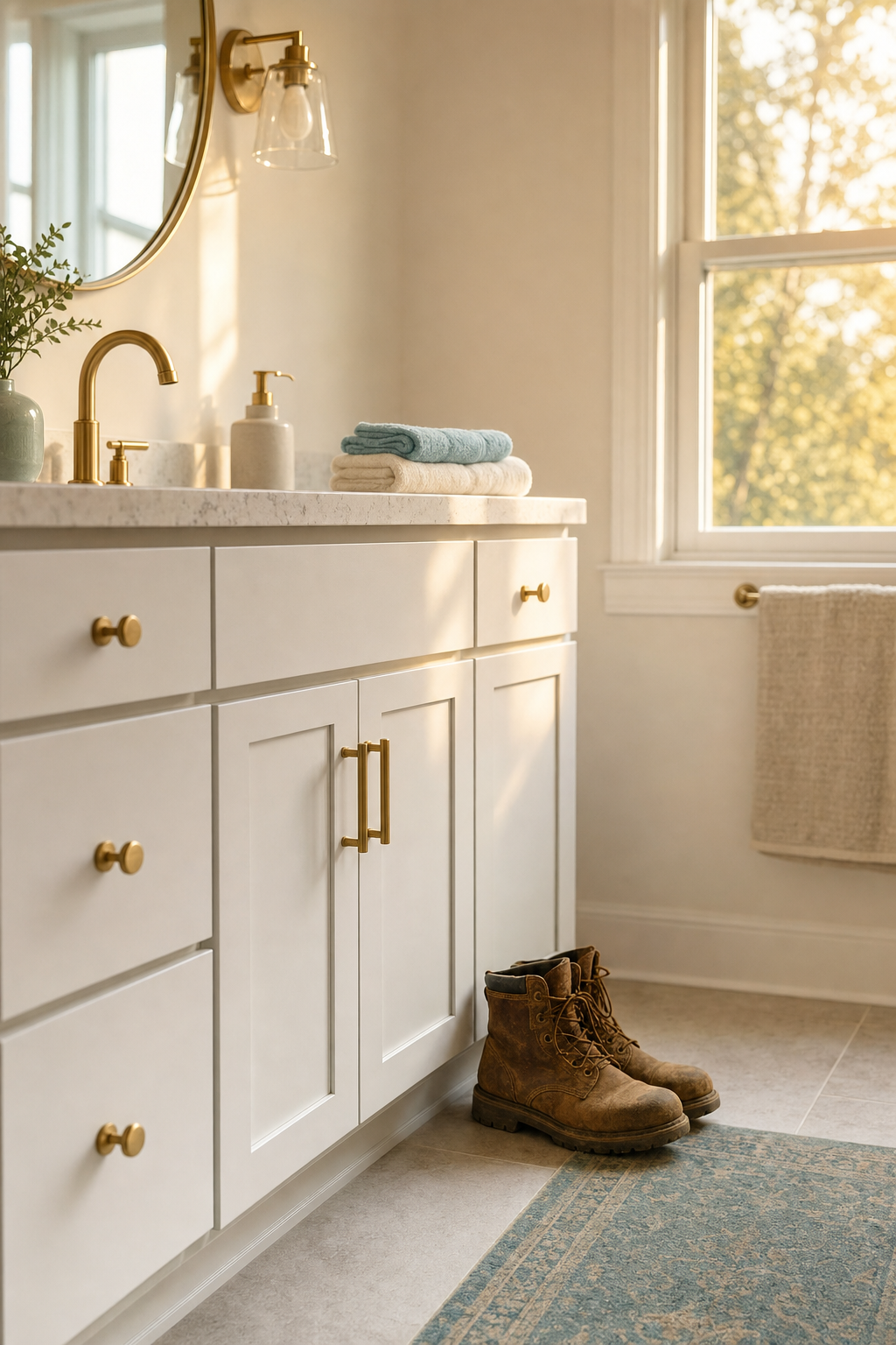Factoring in electrical costs early prevents budget overruns during your Fort Worth renovation. Professional contractor reviewing project plans and budget for a DFW home renovation.