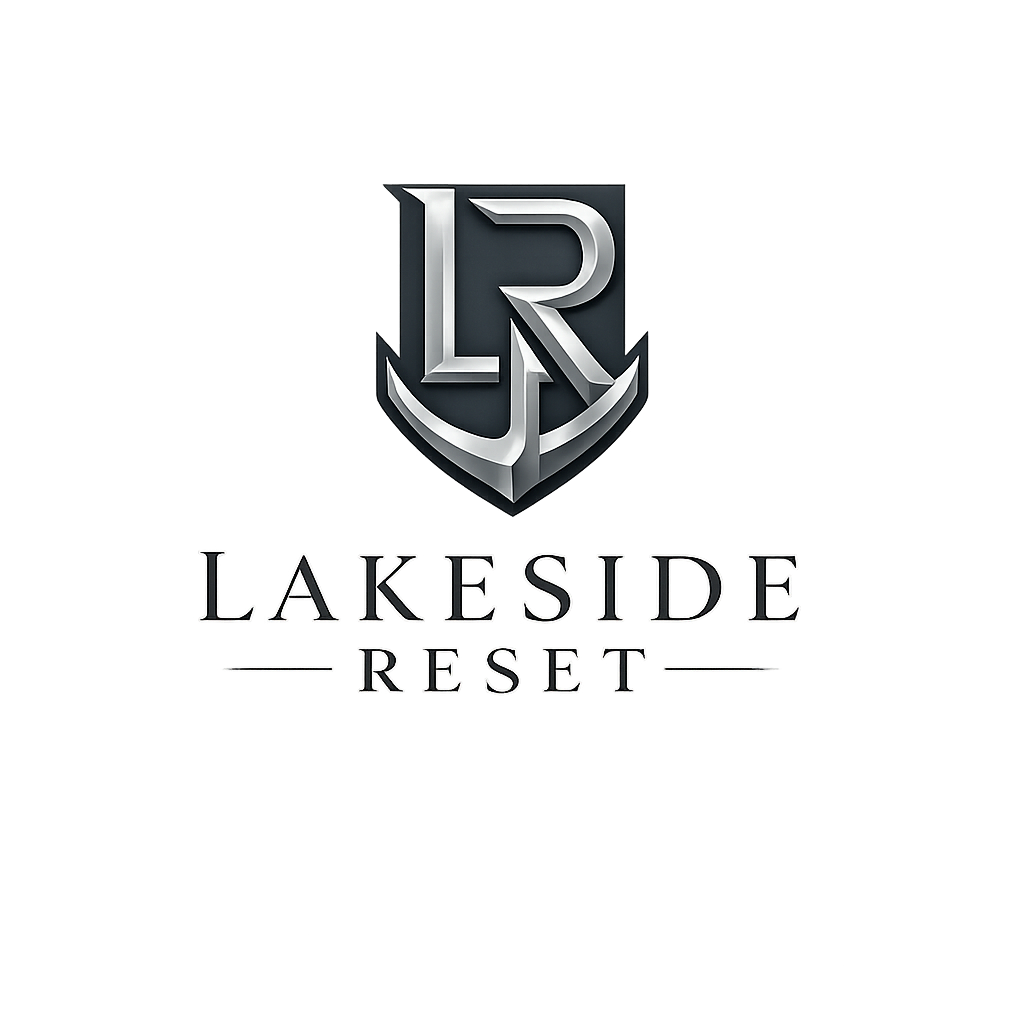 Professional luxury logo for Lakeside Reset
