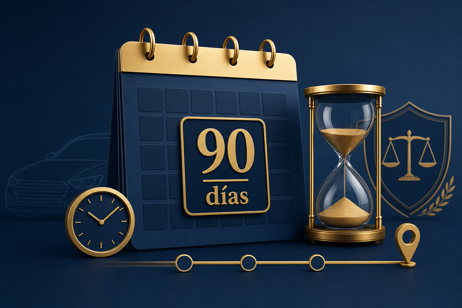 Plazos legales de 90 días para transferencia de coche heredado en Madrid