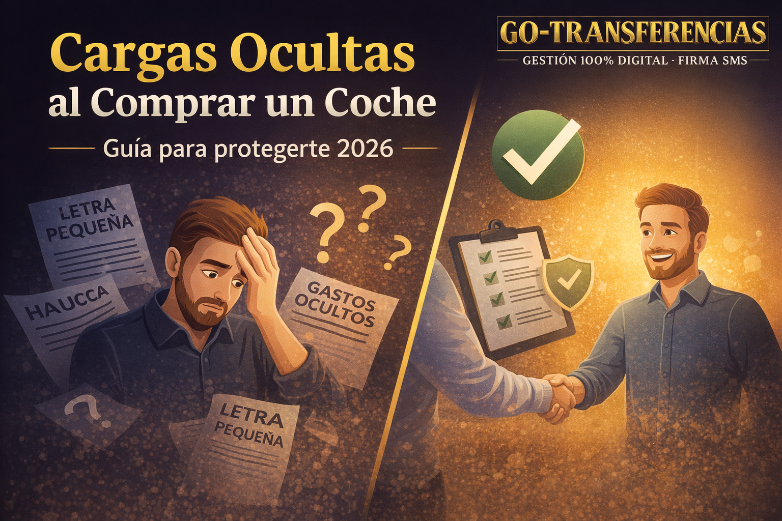 Cargas ocultas al comprar un coche de segunda mano - Guía 2026