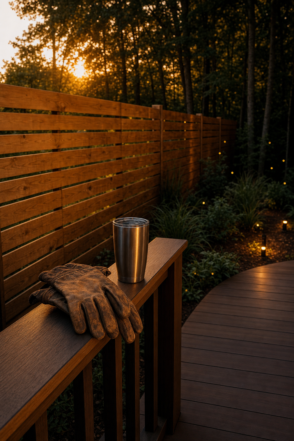 Quality powder coatings protect iron fences from the harsh Indiana winter elements. Wrought iron fencing installed along a landscape with snow, highlighting its resistance to winter weather.