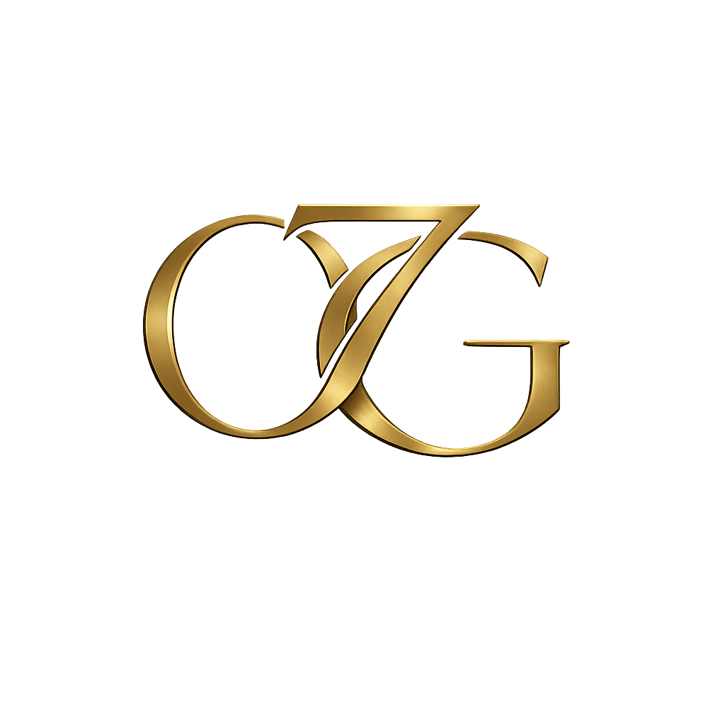 Minimal monogram logo for Oasis 7 Gen with intertwined initials