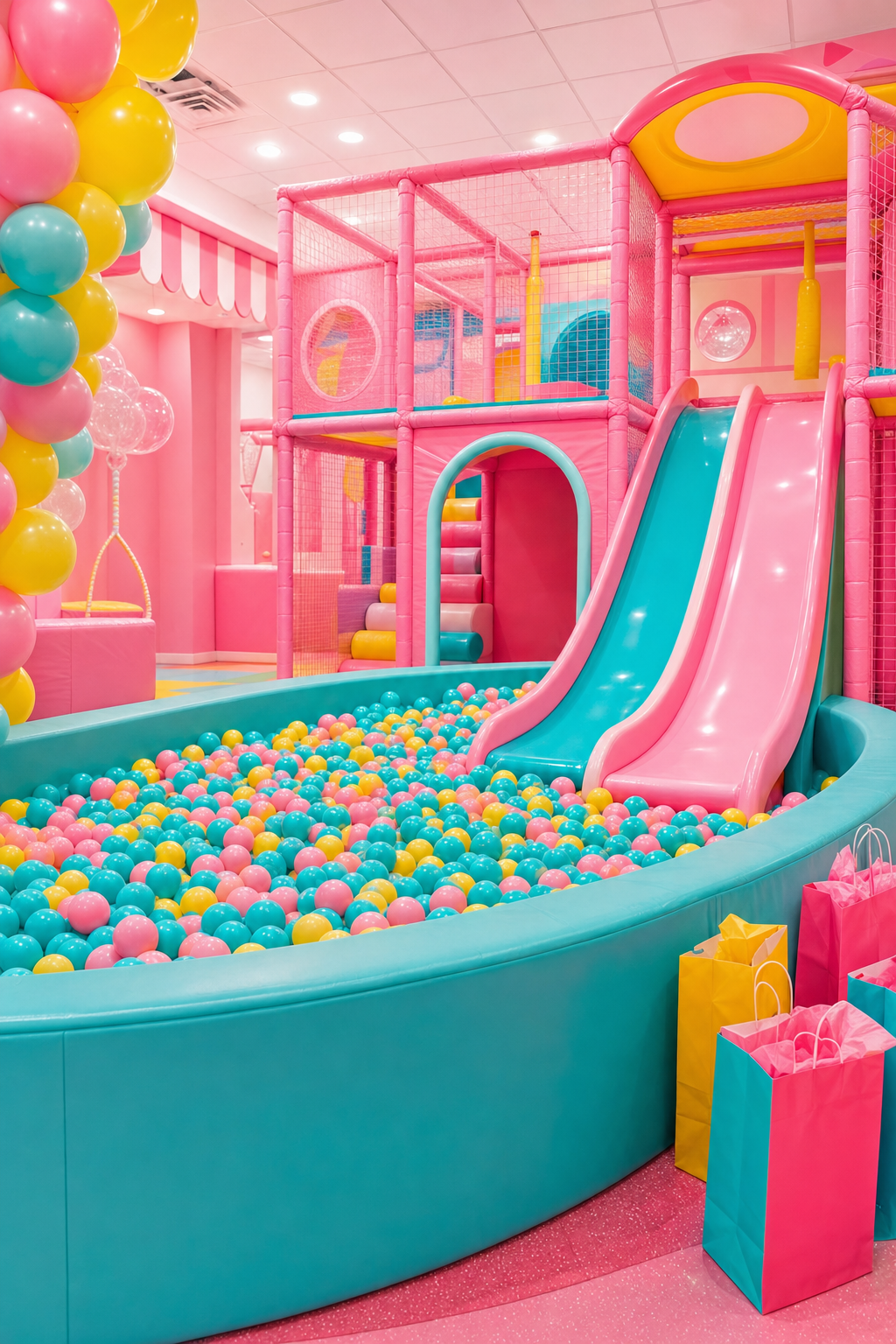 By age seven, most children are ready for the independence of a drop off party. A child jumping with joy at a birthday celebration in a safe indoor environment