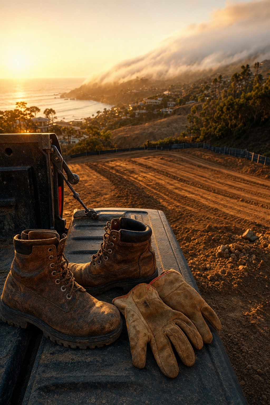 Precision compaction ensures a stable base for concrete slabs and foundations. A Bobcat operator performing precision grading and compaction on a residential construction site.