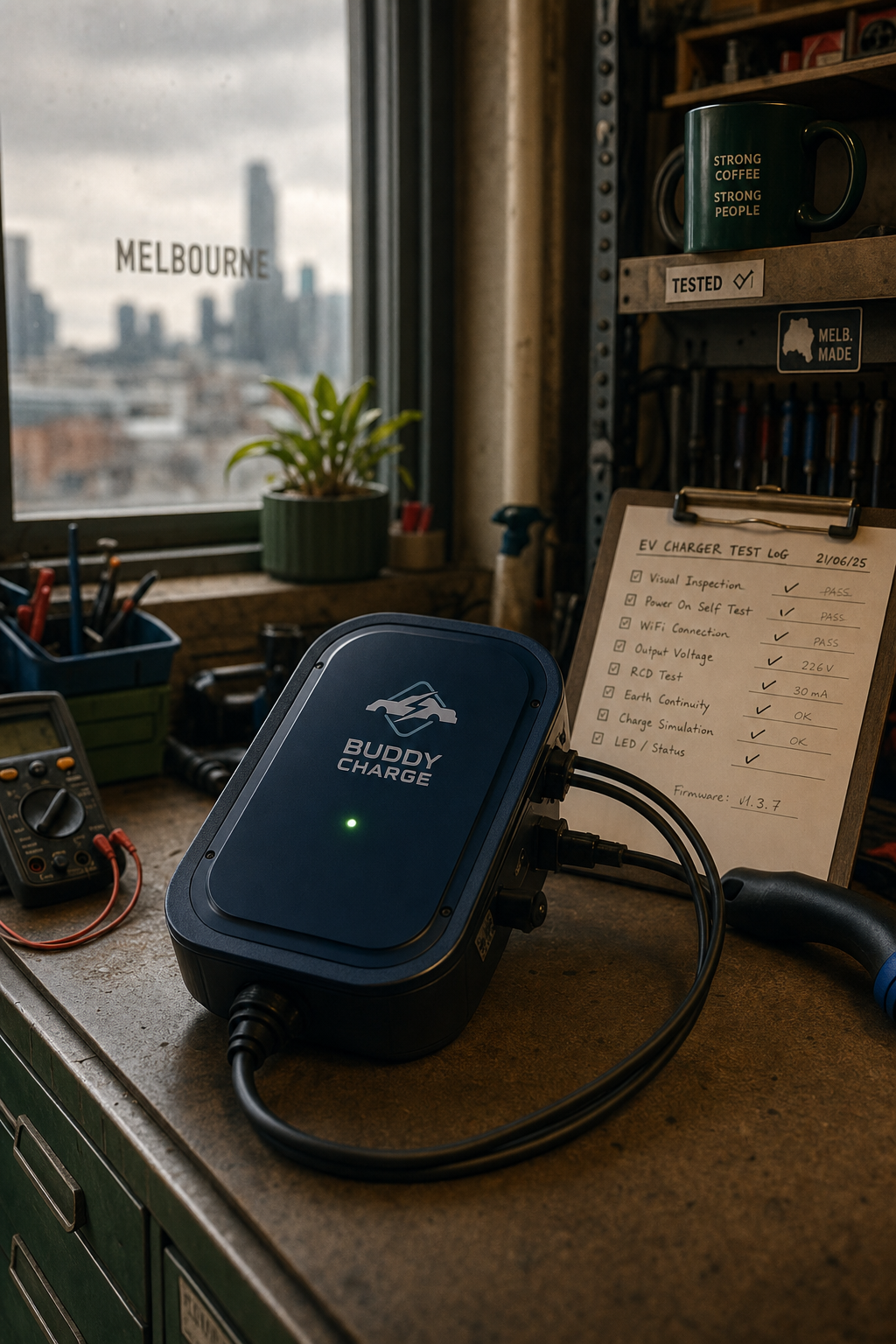Smart apps allow you to automate the 80 percent charging limit effortlessly. Smartphone screen showing an EV charging app with a set limit for battery state of charge.
