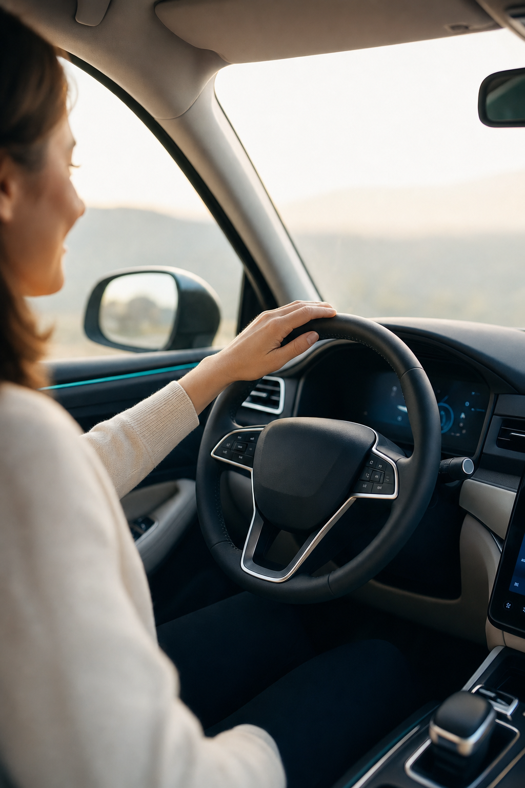 A strategy call is the first step toward a stress-free car buying experience. A warm, professional cartoon character inviting the reader to start their car buying journey with confidence.