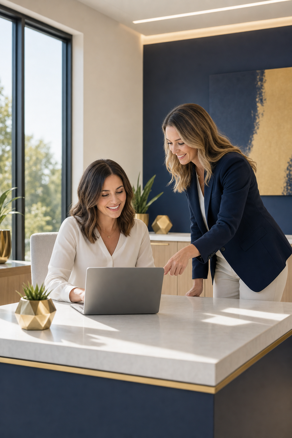 Accurate HST tracking is essential for Ontario businesses to remain compliant with CRA regulations. Modern office setting with a small business owner reviewing financial reporting and tax preparation details on a screen.