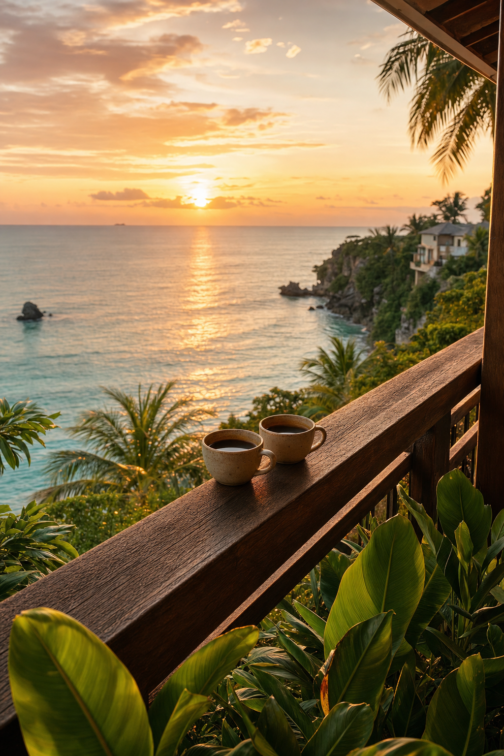 Choosing the right resort vibe is the first step to a stress-free getaway. A serene and peaceful beach setting at an adults only resort, emphasizing relaxation and romance.