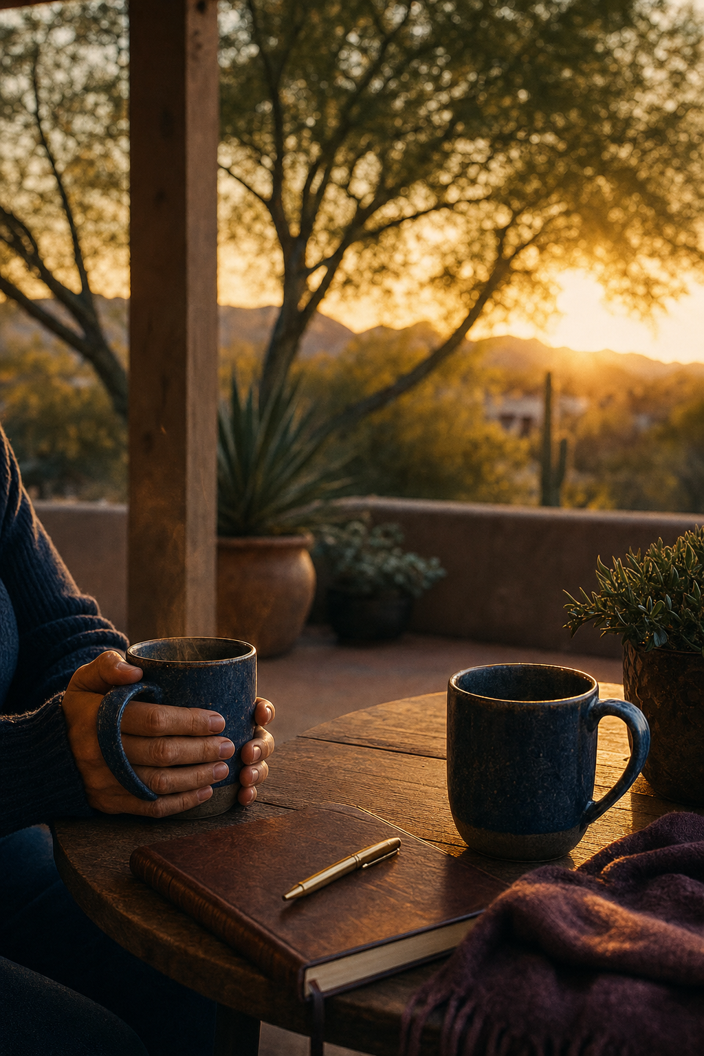 Guaranteed income provides the confidence to enjoy retirement in Gilbert without market stress. A happy couple enjoying their retirement lifestyle outdoors in Arizona.