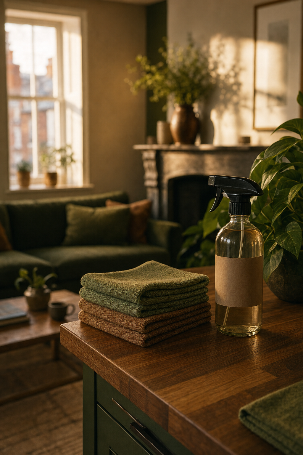 Our hospital grade colour coding system ensures hygiene and efficiency in every room. A cleaner organising colour coded cloths and eco friendly sprays to prevent cross contamination.