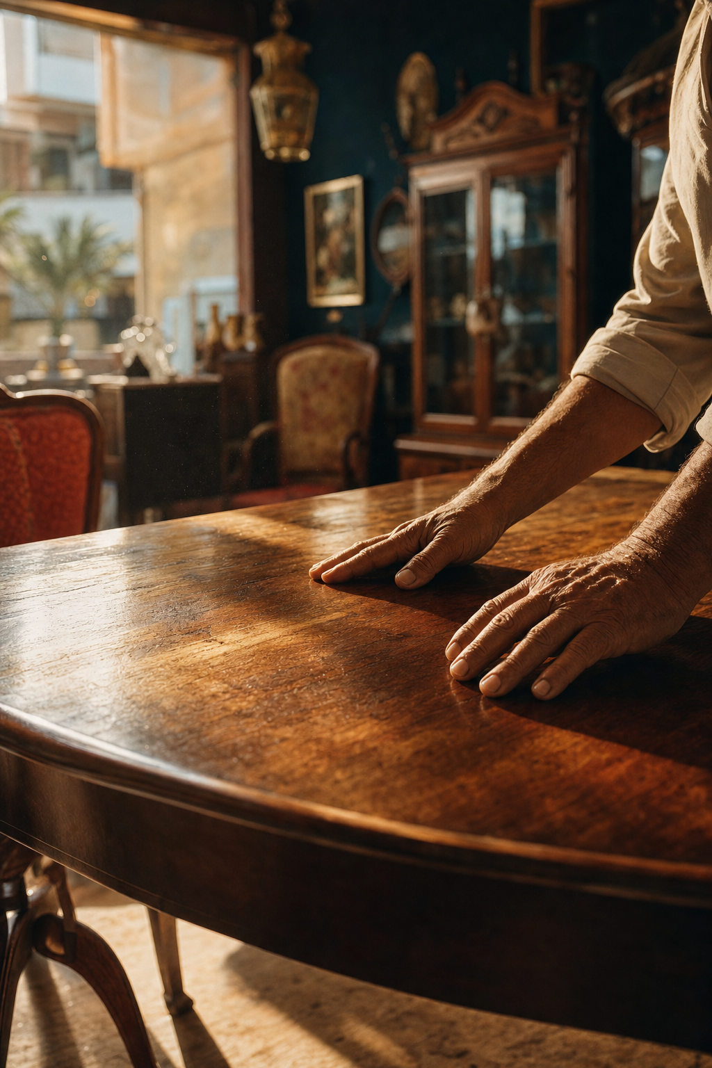 Selling to professional buyers in Souq Umm Basher ensures you don't have to worry about heavy lifting. Ahmed Sultan Bankok Trading team members managing furniture and appliance transport in Doha.
