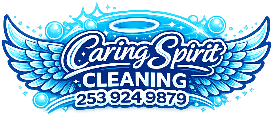 Caring spirit cleaning logo