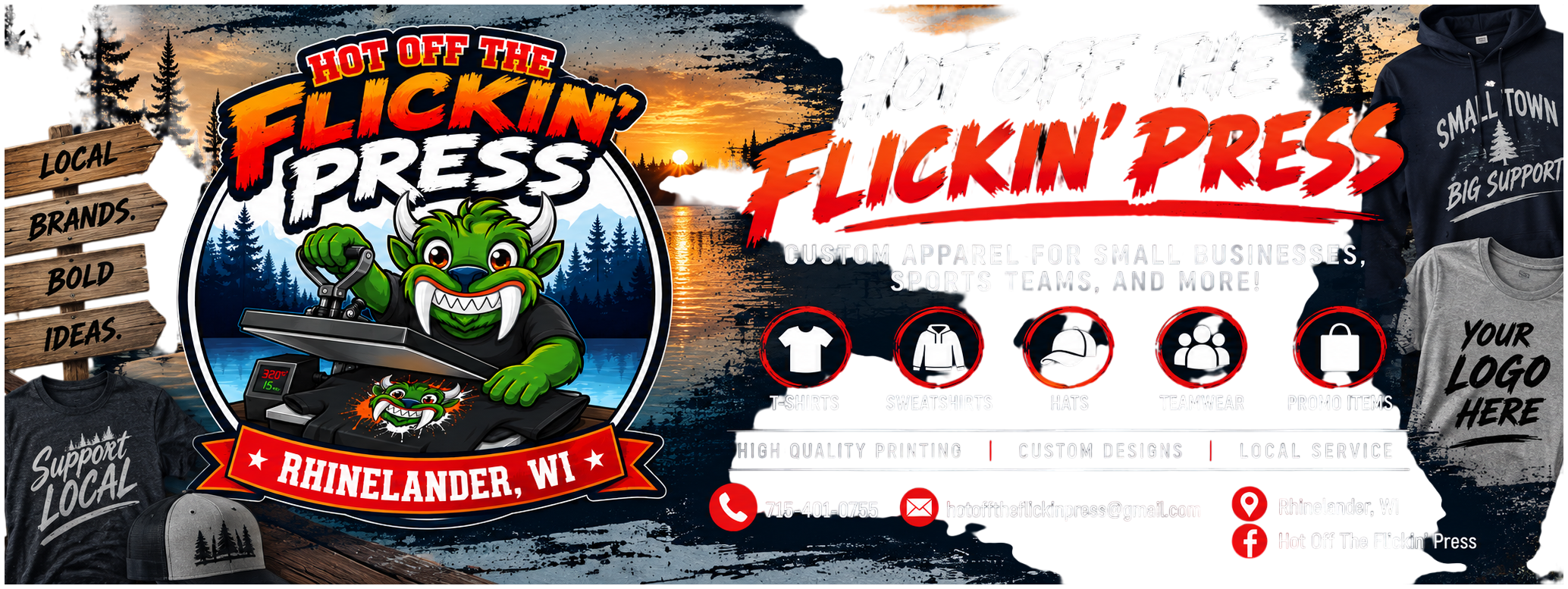 Hot Off The Flickin' Press logo