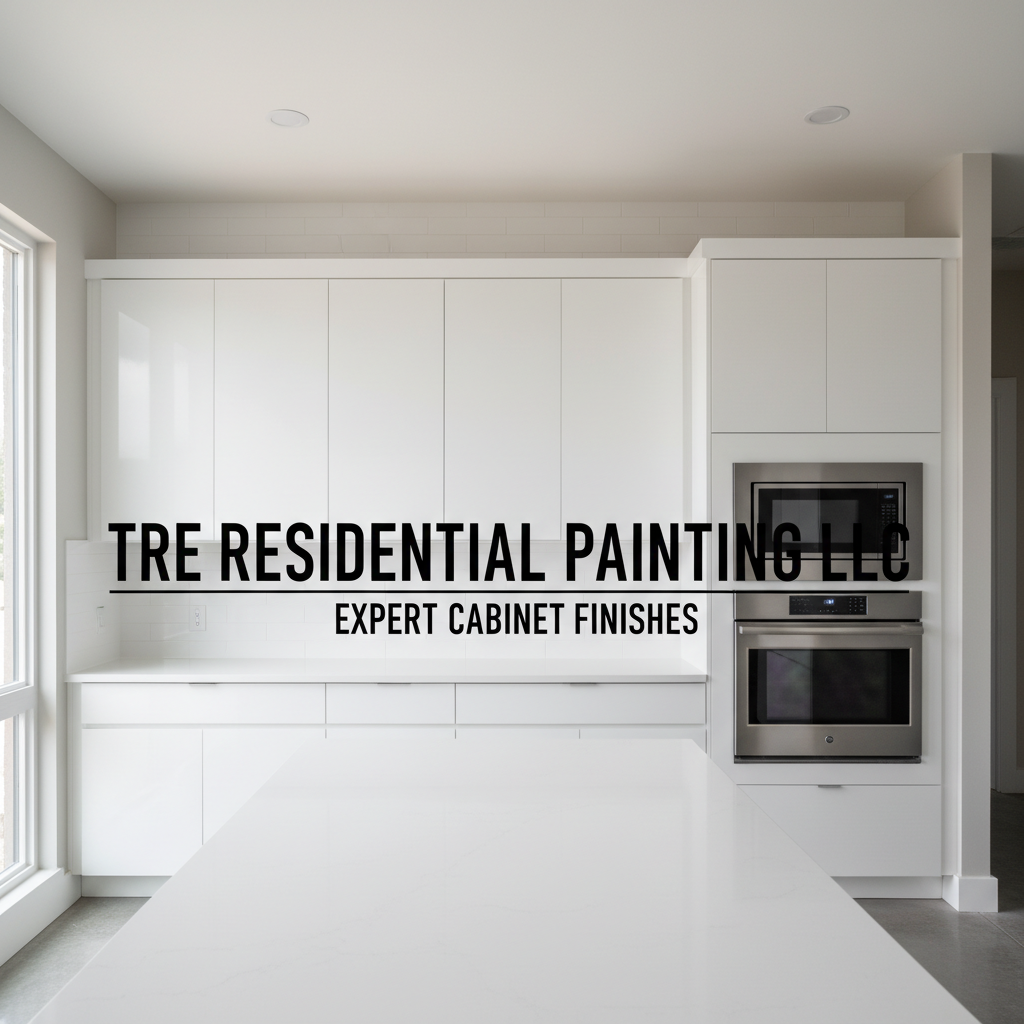 Updating cabinets alongside your walls provides the highest return on investment in kitchens. Bright white kitchen cabinets with a smooth professional spray finish.