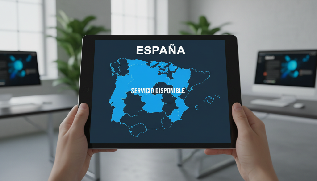 Cobertura del servicio en toda España