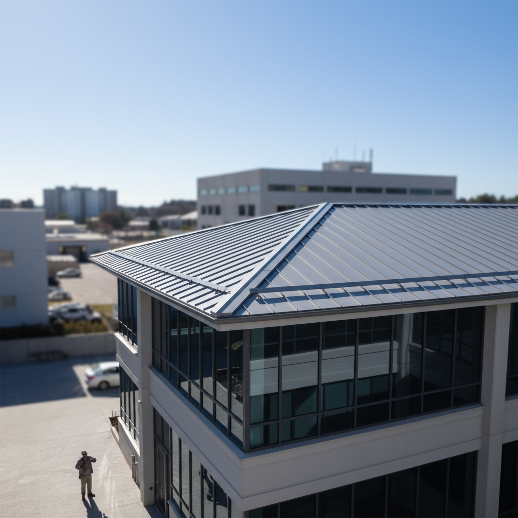 Metal siding and roofing provide a fire-resistant and durable solution for desert properties. A commercial building renovation featuring durable metal roofing and siding components for maximum weather protection.