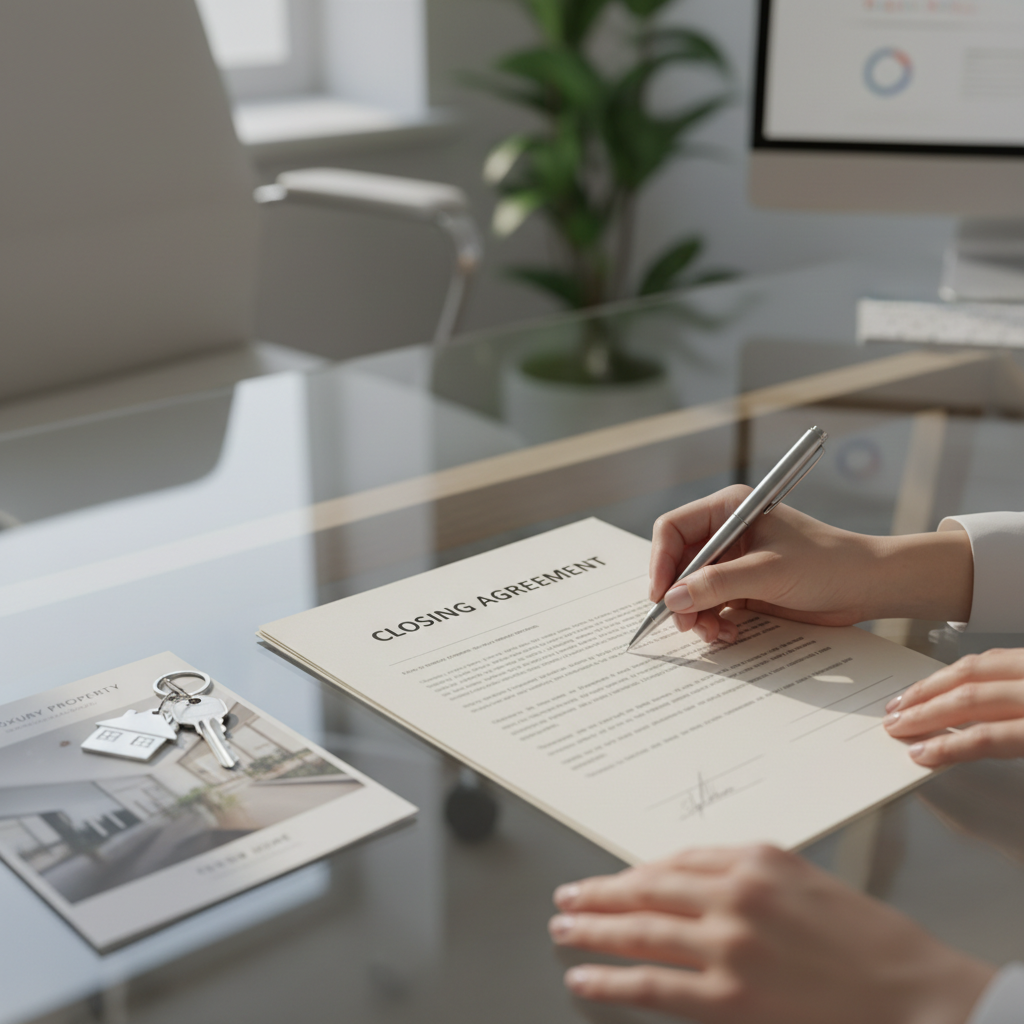 Signing closing documents