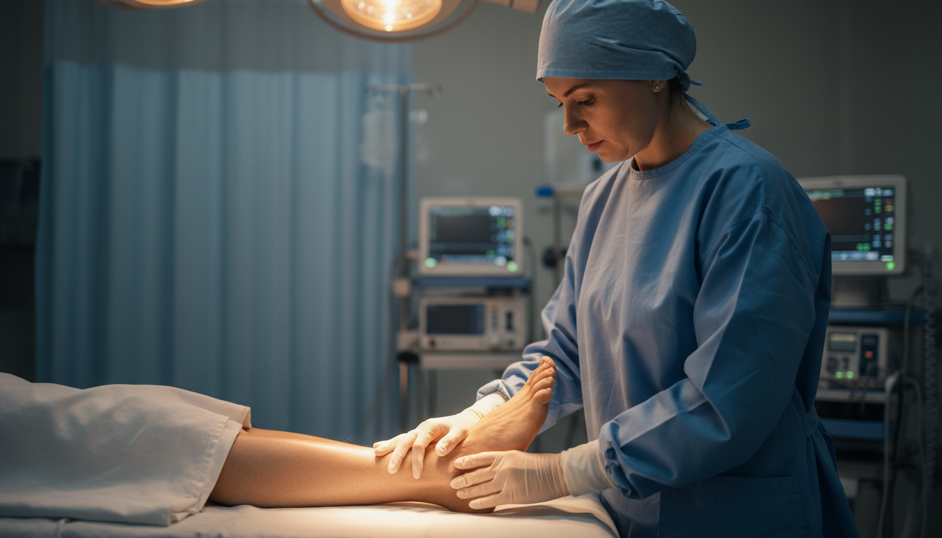 Inchaço persistente nas pernas pode ser um sinal de alerta para insuficiência cardíaca e problemas vasculares. Exame vascular detalhado dos membros inferiores realizado por médico especialista
