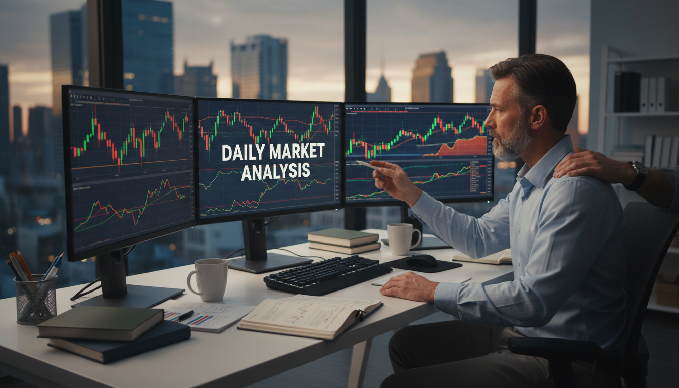 Principiante analizando gráficos con ayuda de un mentor
