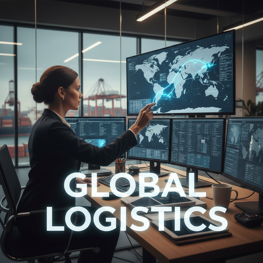 Professional route planning ensures every errand is handled in the most efficient order possible. A logistics coordinator planning a delivery route and shipment coordination for maximum efficiency.