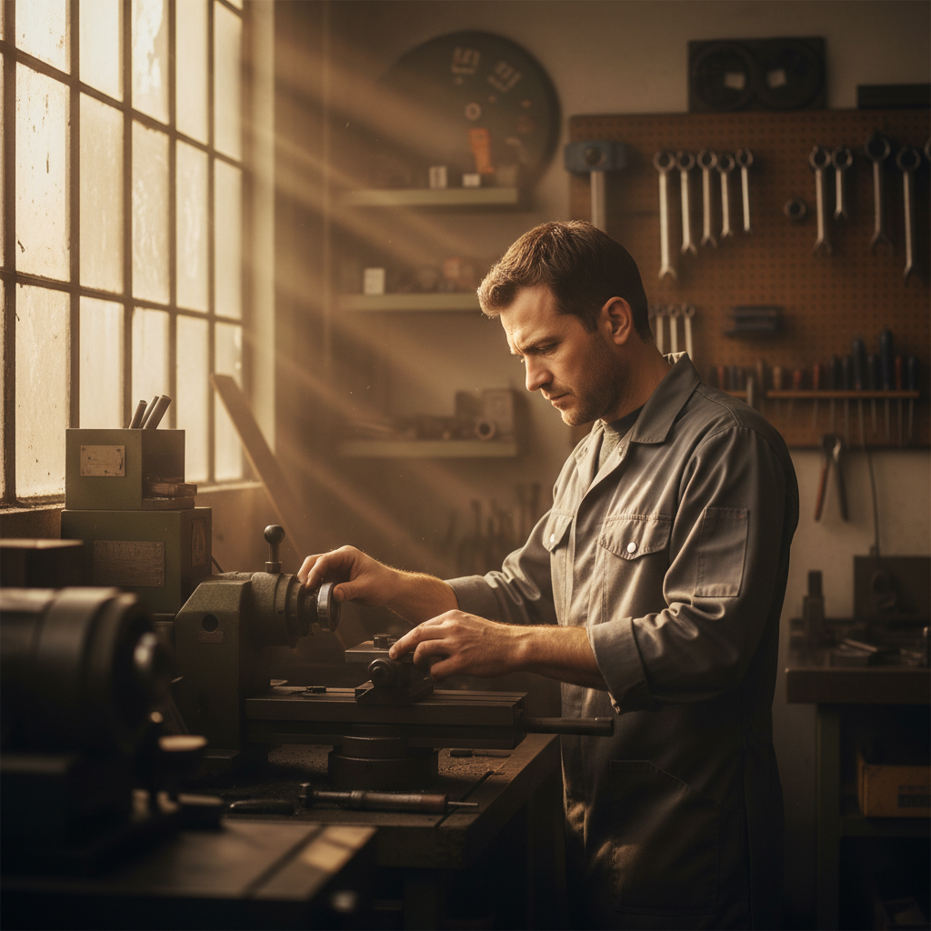 Skilled labor combined with modern equipment minimizes production bottlenecks and ensures consistency. A skilled technician operating precision manufacturing equipment in a clean, organized factory setting with natural light.