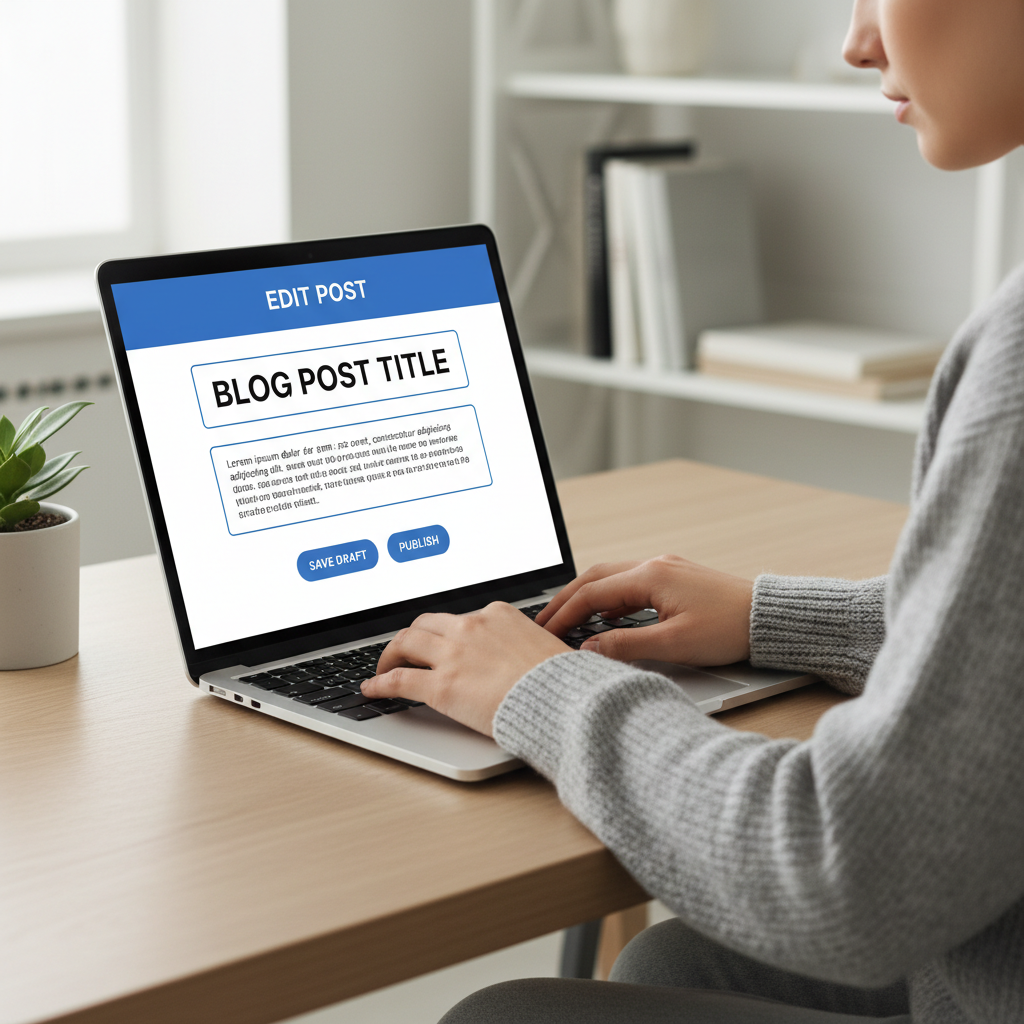 Structuring your content correctly is the first step to AI visibility. A website content editor interface with structured text fields for FAQs and schema.