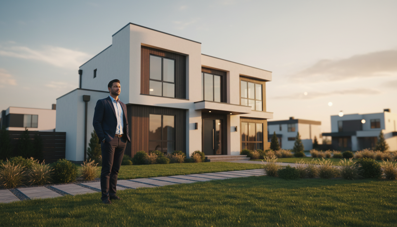 Modern Calgary home exterior