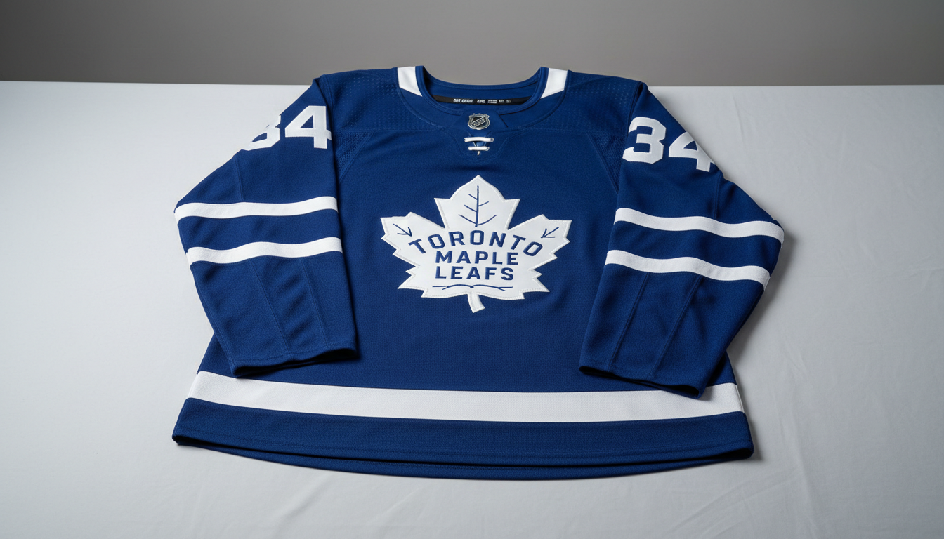 The new Fanatics jerseys offer various tiers for every type of Toronto fan. Detailed view of NHL jersey materials showing the differences between authentic pro and fan versions.