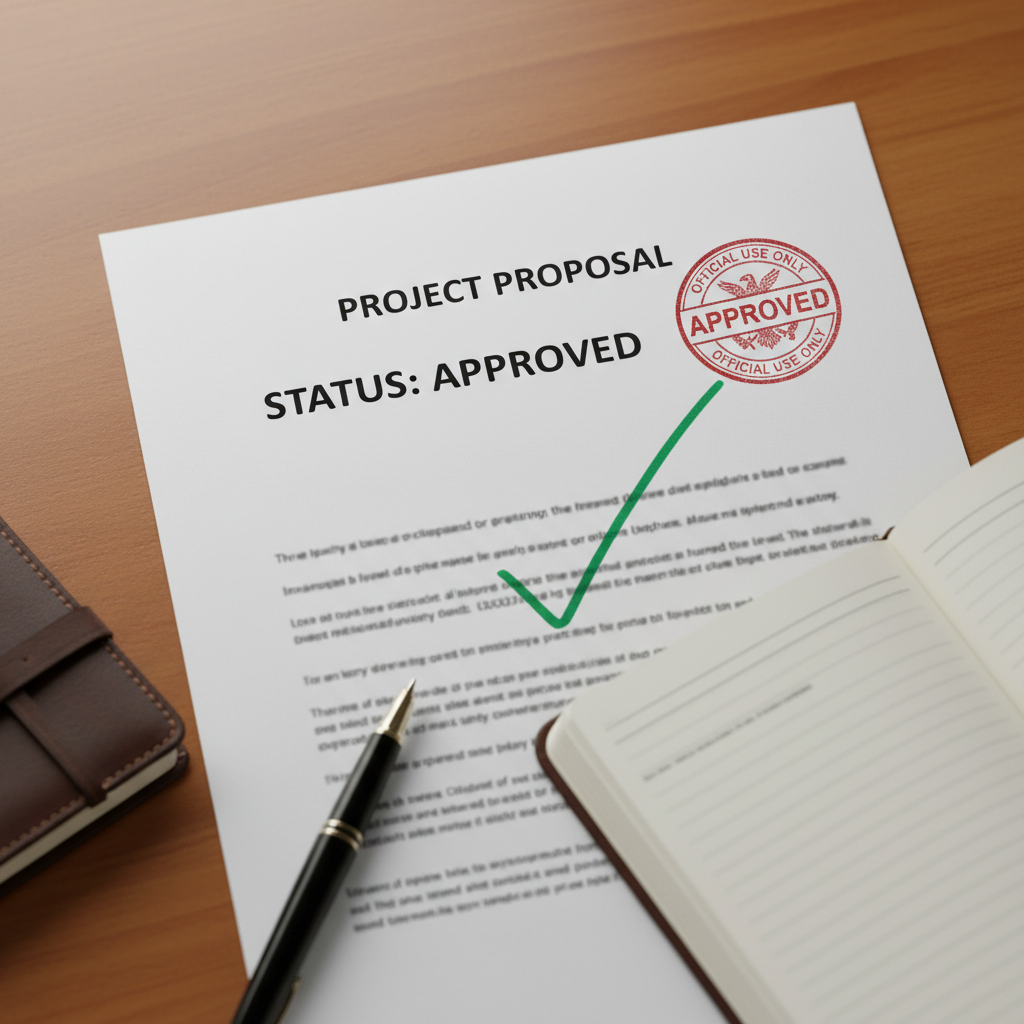 Gestionamos la Apostilla de La Haya y legalizaciones internacionales con total validez jurídica. Documento oficial con sello de aprobación y marca de verificación sobre un escritorio de oficina