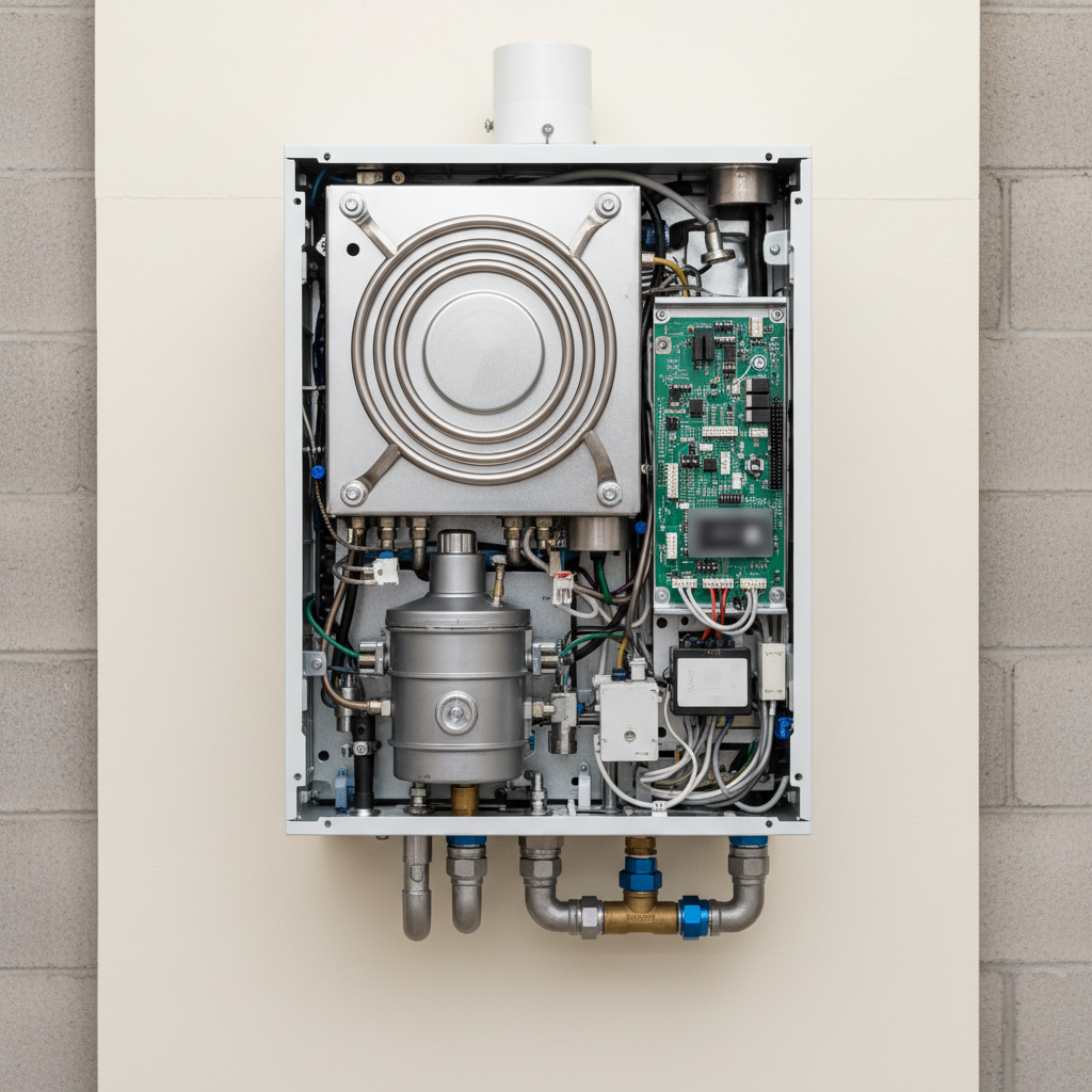 Moderne systemen zijn ontworpen voor maximale efficiëntie bij lage temperaturen. De interne componenten van een modern verwarmingssysteem tonen technische precisie en efficiëntie
