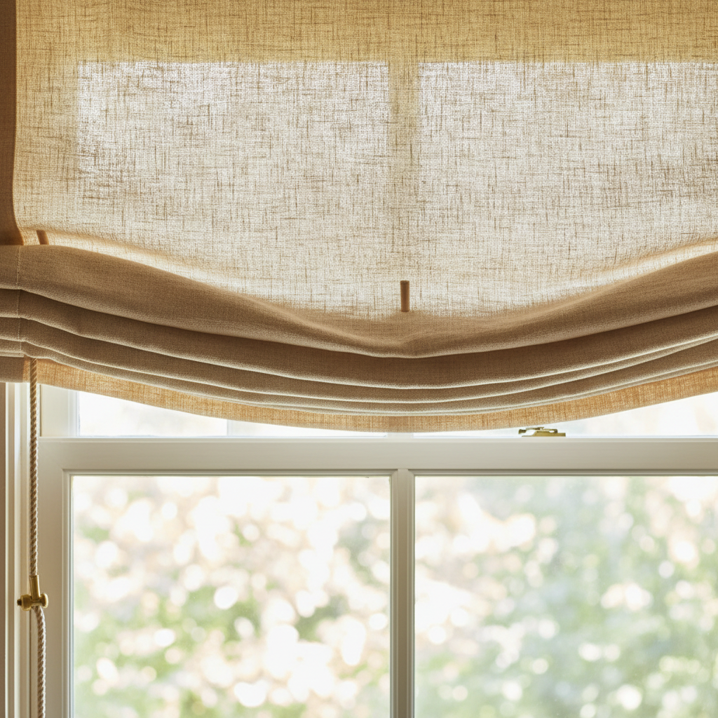 Roman shades