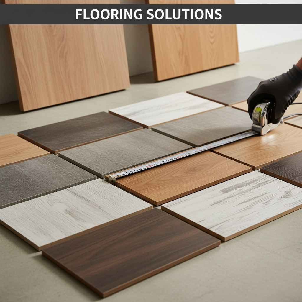 Comparing the textures and finishes of modern laminate and vinyl plank options. Close-up of laminate and vinyl flooring samples showing different colors and textures side by side.