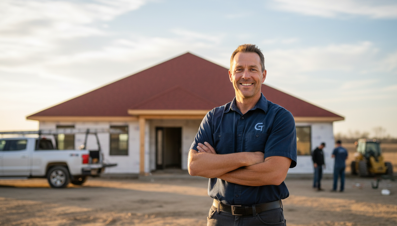 Trust the local experts at Gobes Roofing to protect your home's longevity. Jason Goble, owner of Gobes Roofing, smiling professionally, representing dependable roofing services in Fillmore.