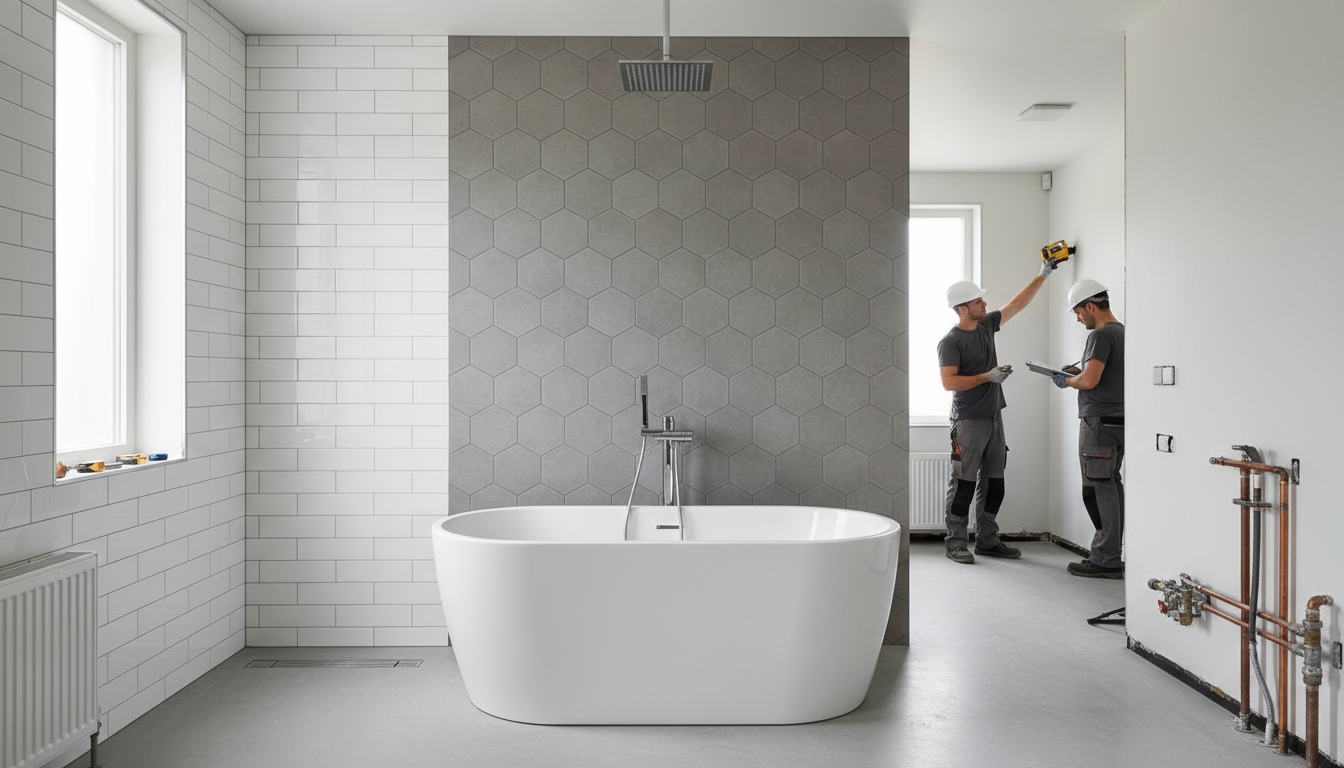 bathroom construction