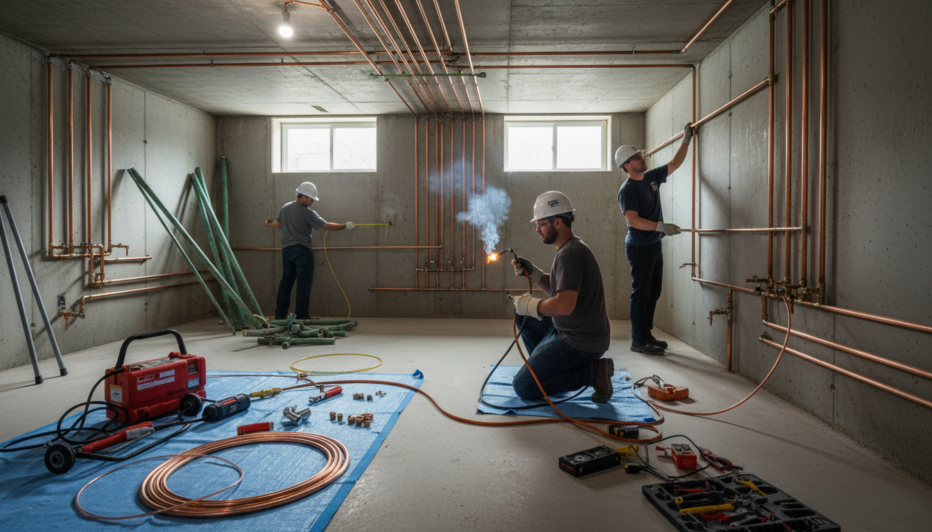 plumbing team
