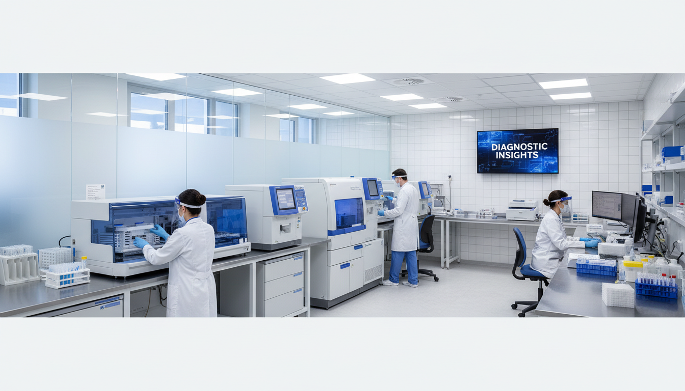 modern hospital lab