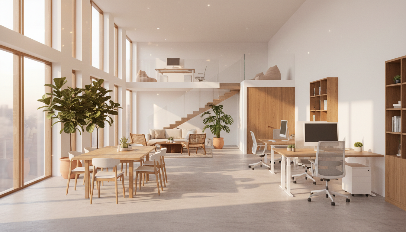 modern office lighting