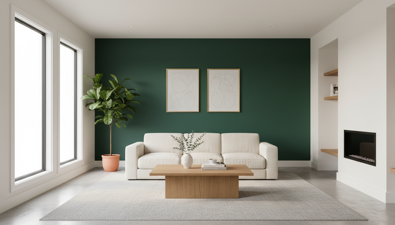 before and after living room