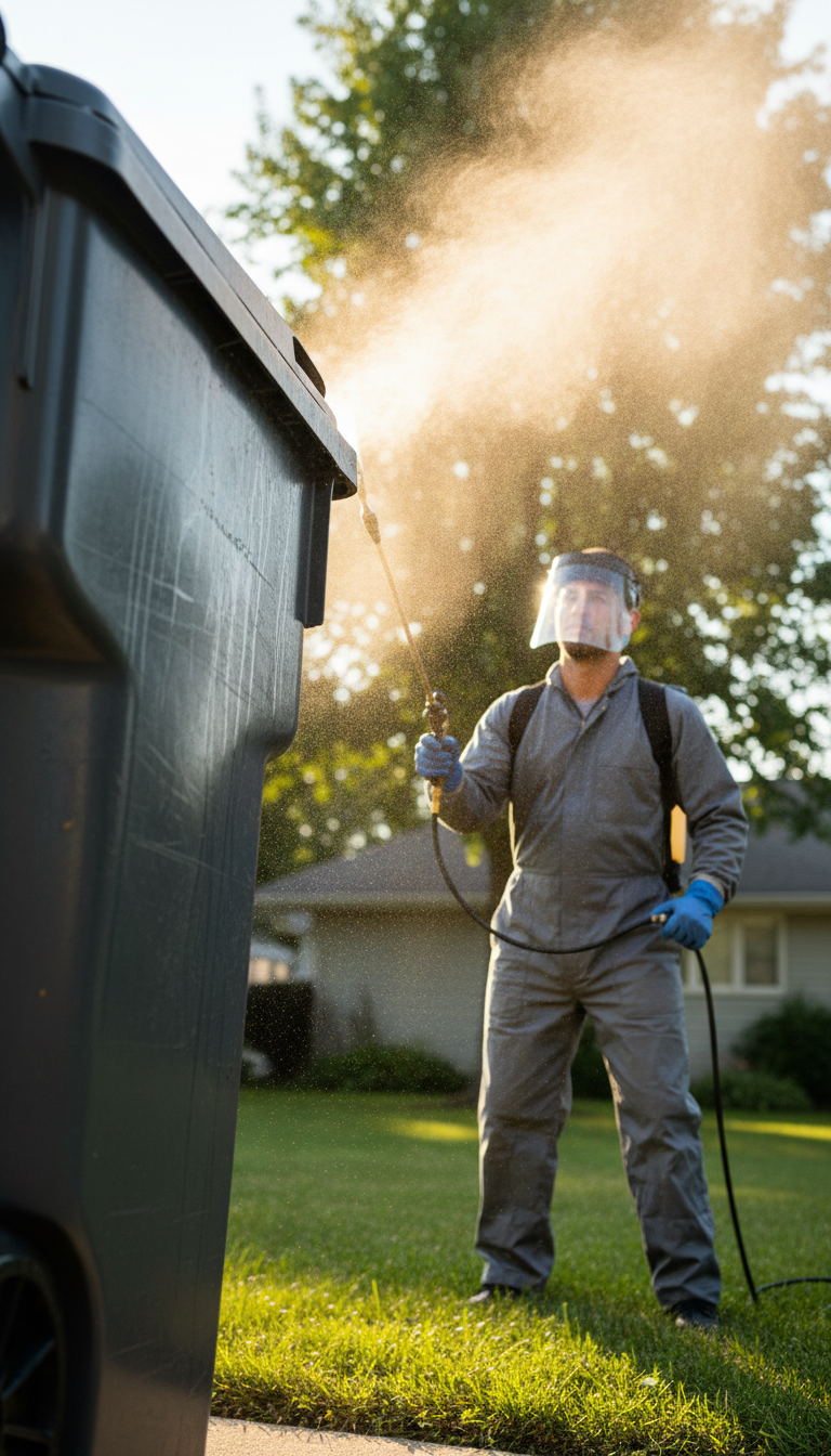 door spraying