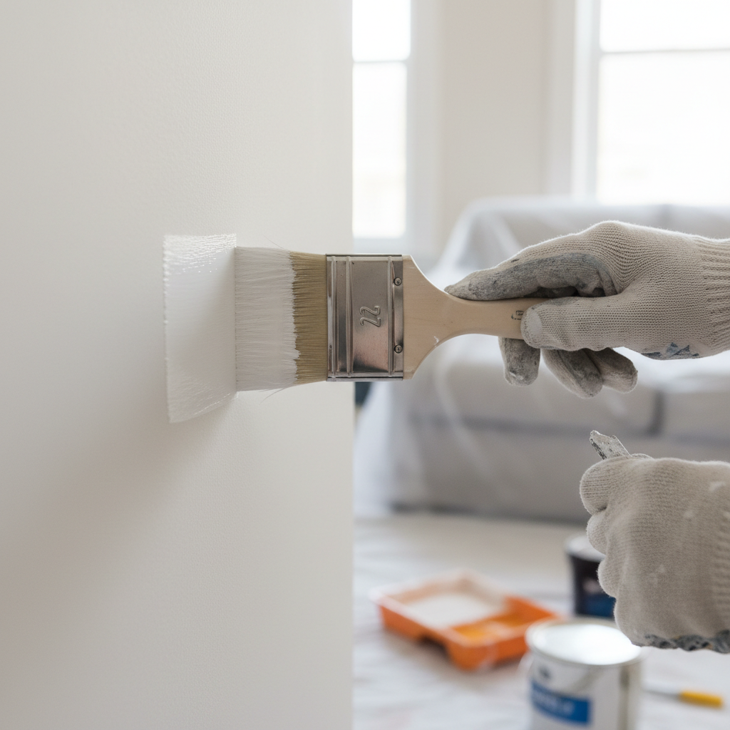 upvc spray painting