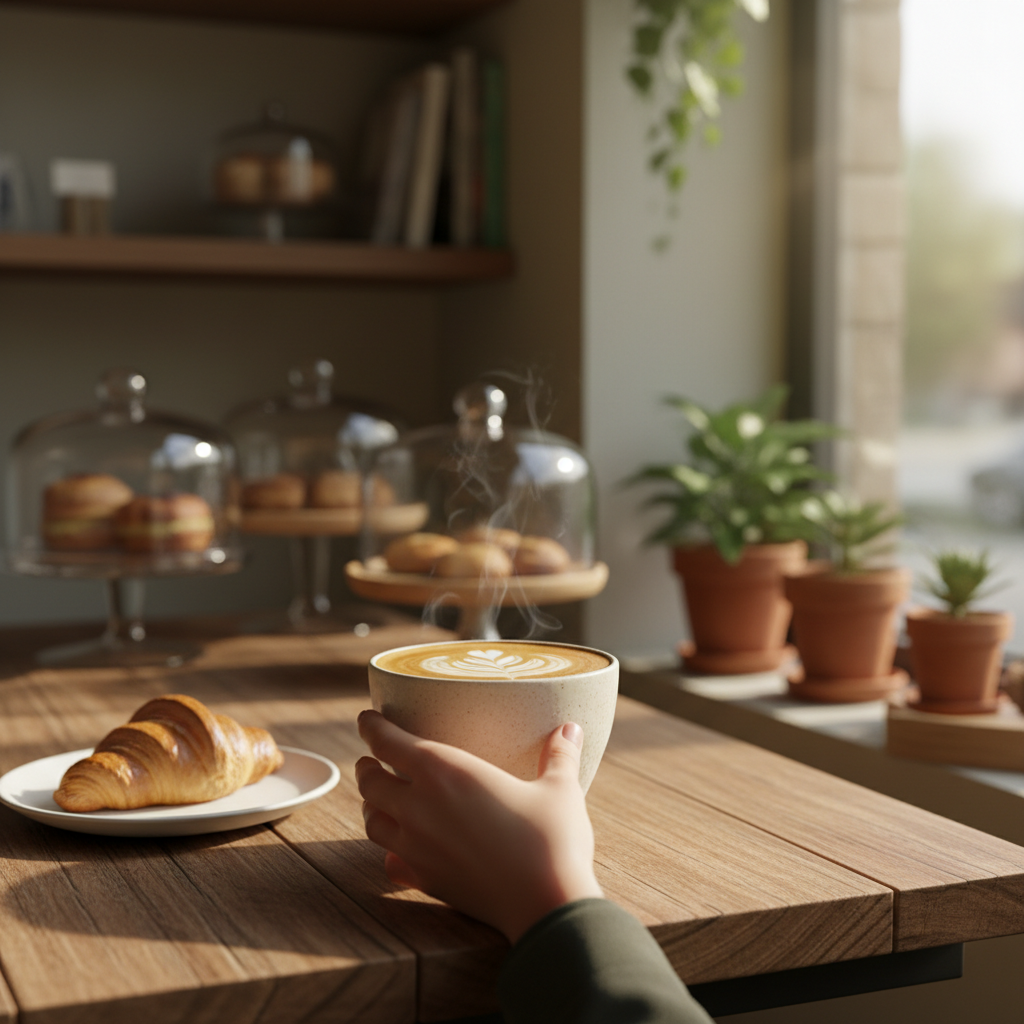 cafe painting